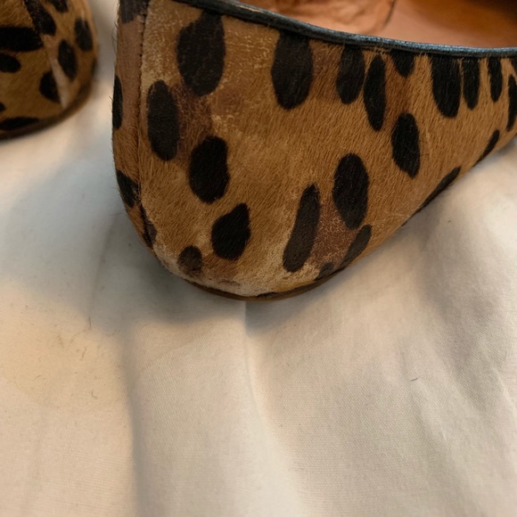 J. Crew Calf Hair Leopard Flats - Picture 7 of 8